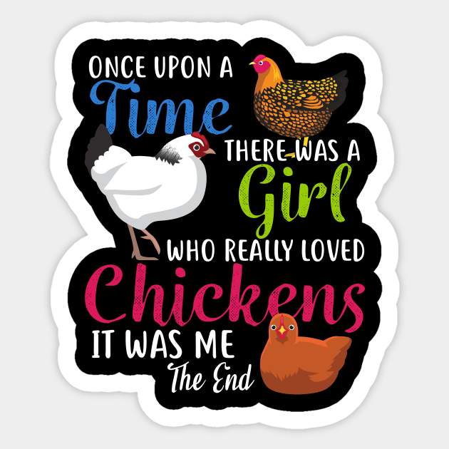 Once Upon A Time Chickens Sticker by Psitta